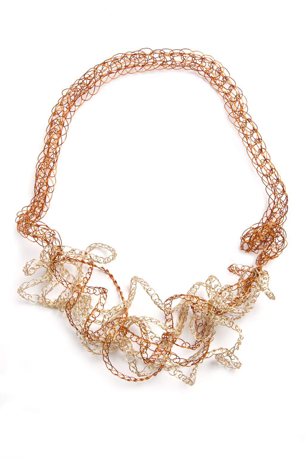 Seraphic Necklace
Materials: nylon-coated steel, 1