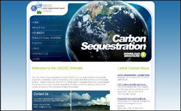 U.S. Carbon Sequestration Council (USCSC) Website