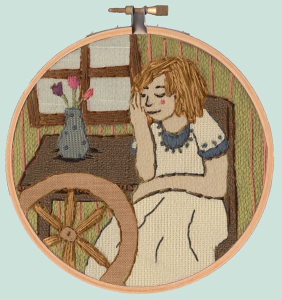 "The Lazy Girl"

An illustration for "The Three Sp