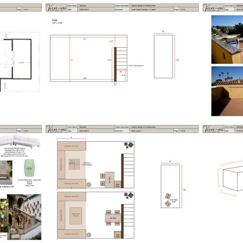 The design process / Point Loma Ave. / Deck