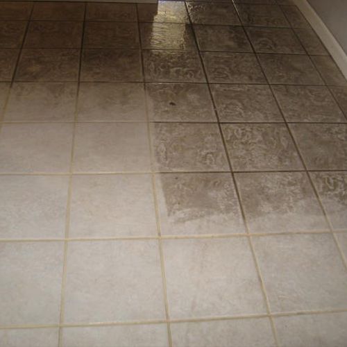 Tile and Grout cleaning with amazing results!