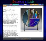 Web design for Demian Glass