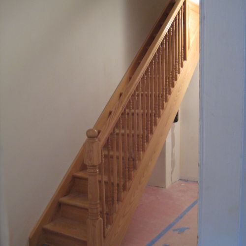 As well, we provide new custom stairs and railings