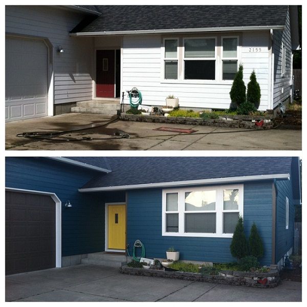 before and after, custom finish