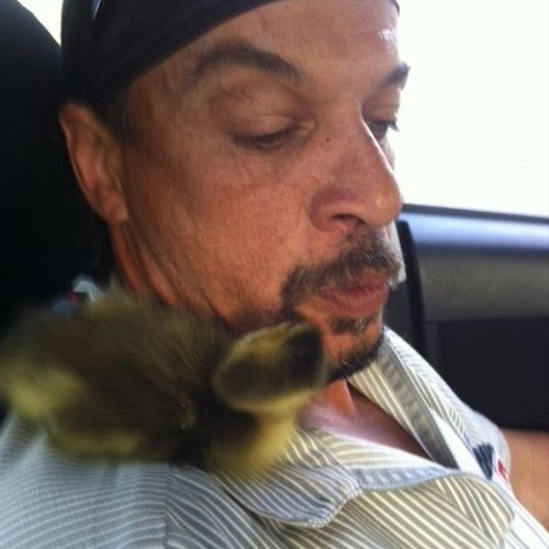The day I found Ducky.  He is a lucky ducky.