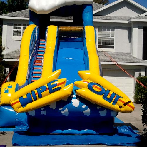 Our 19' Wipeout waterslide is Amazing!!