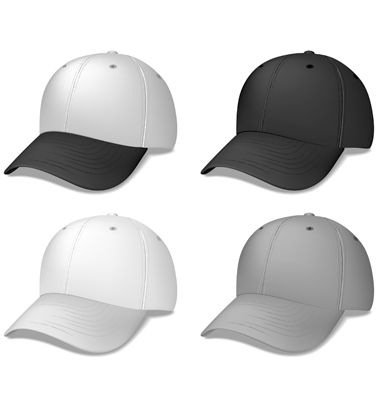 realistic baseball cap design for microstock sites