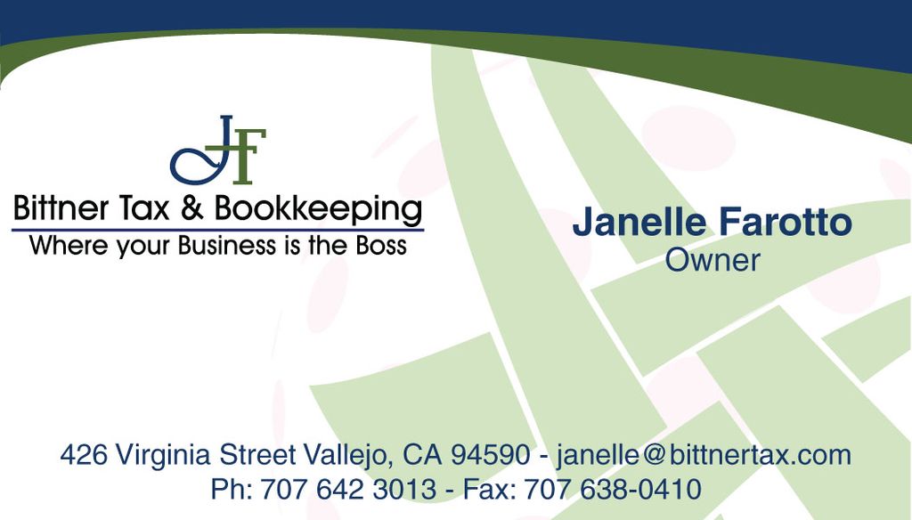 Logo, Business Cards and Website for Bittner Tax &