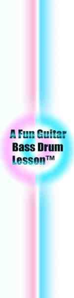 A Fun Guitar Bass Drum Lesson