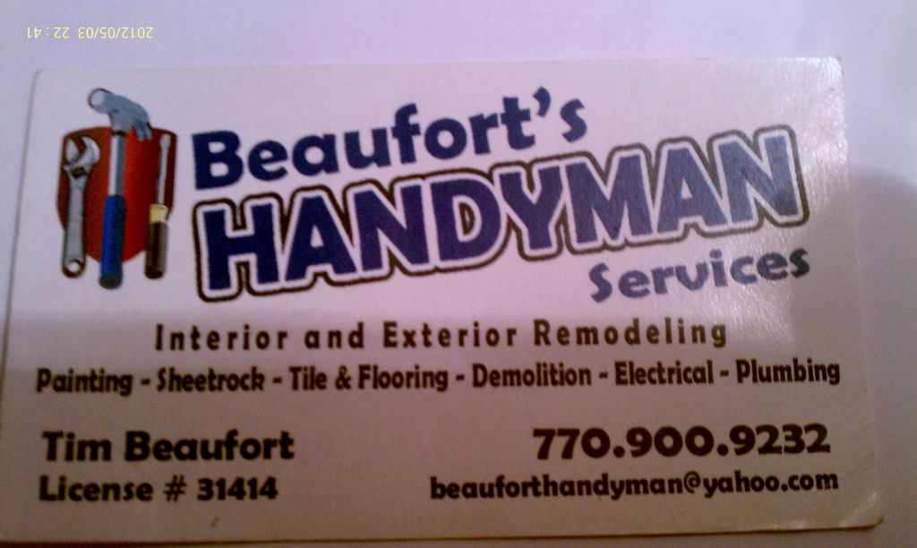 Beaufort's Handyman Service