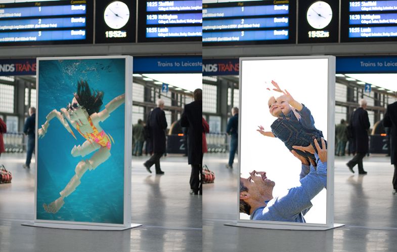 Airport billboard exploration.