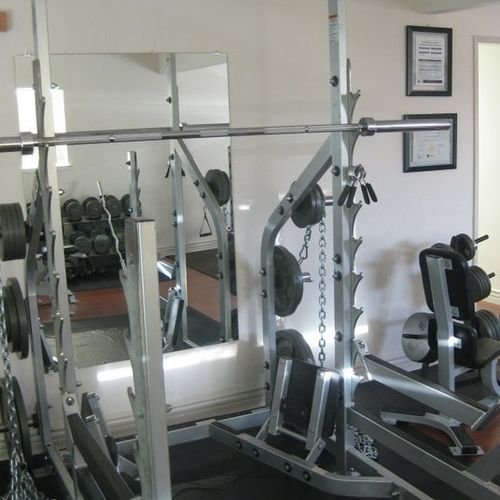Dr. Ryan's Gym where he supervises weight loss pro