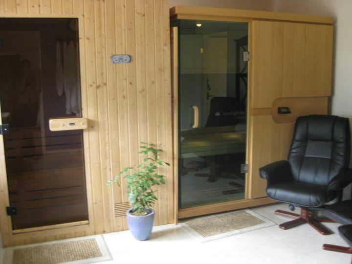 Our wet/dry and infrared saunas in our hydrotherap