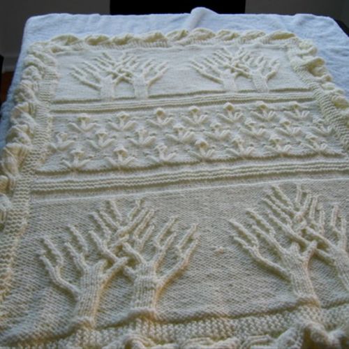 Tree of Life blanket available in crib and larger 