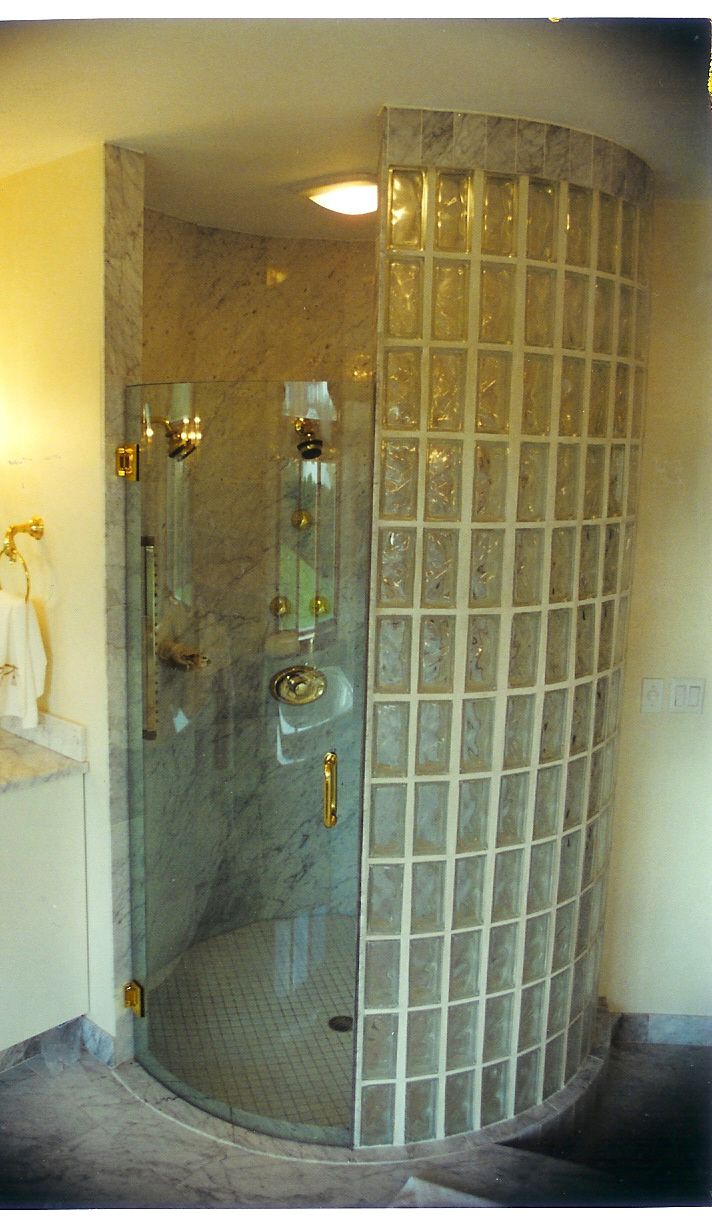 Round shower