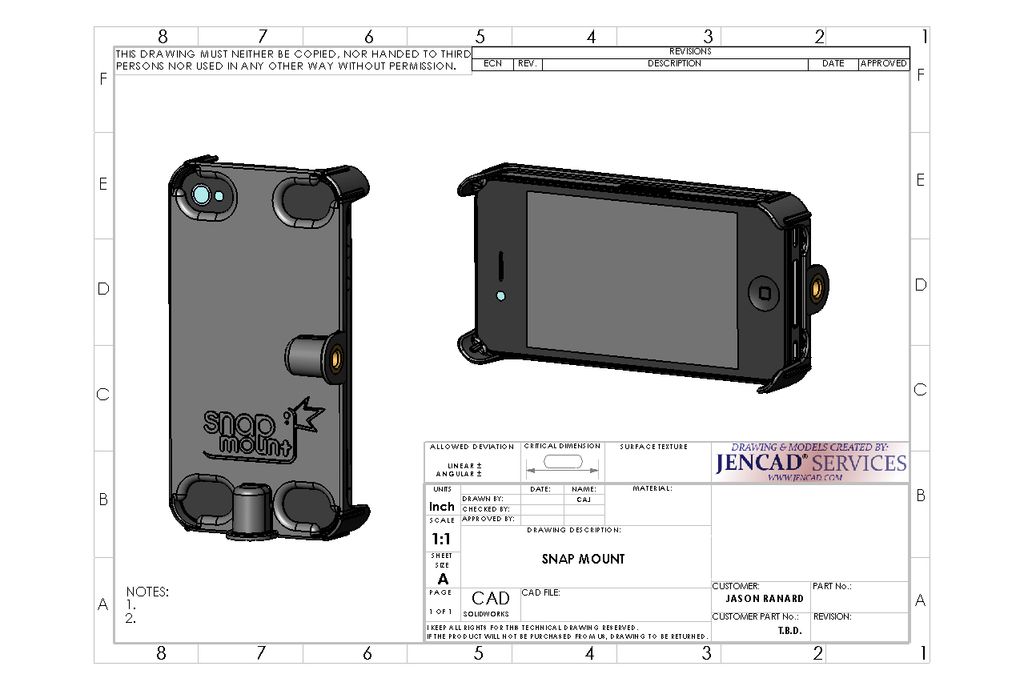 One injection molded project I completed. it can b