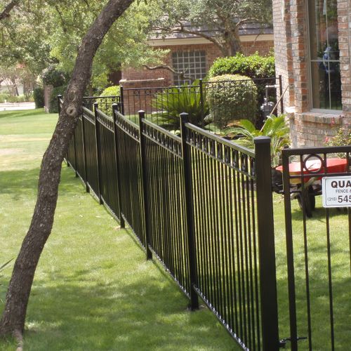 Residential Wrought Iron Fence