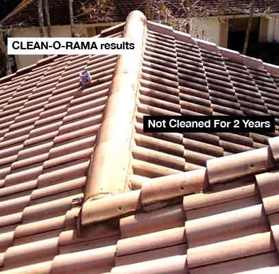 Before & After Results on Tile Roofs