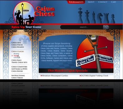 Current Project - In-the-Works: Cajun Chess Websit