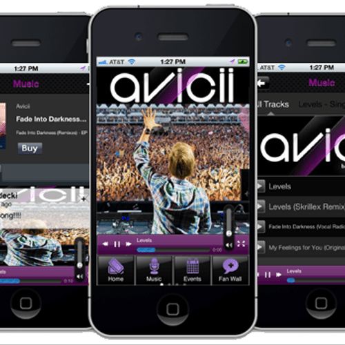 Apps for Bands, Bars, Music halls, Events or Chari