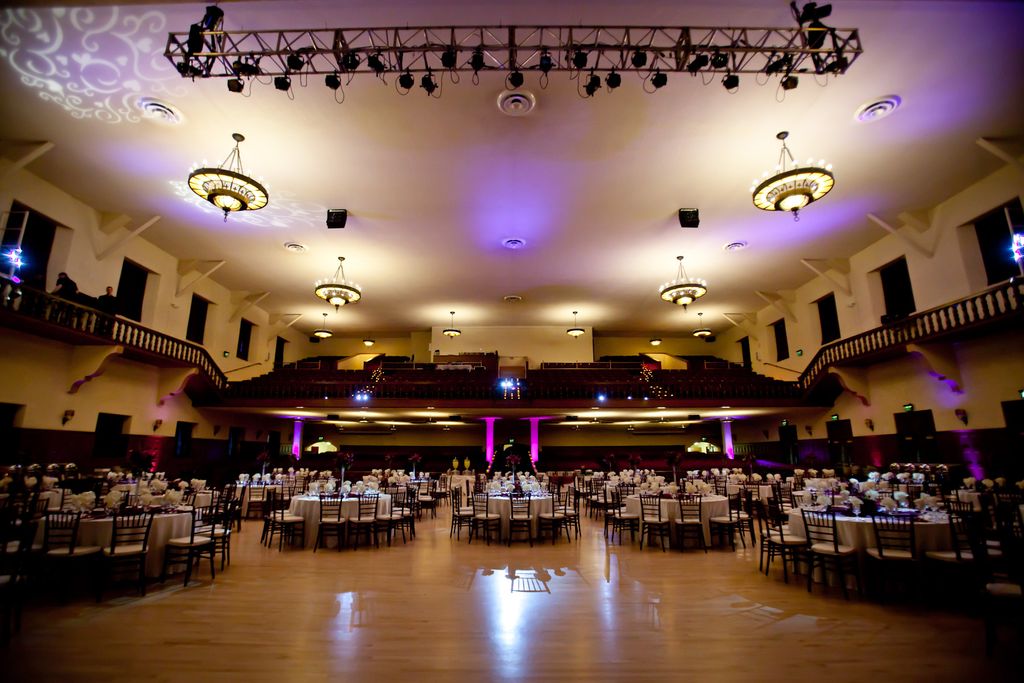 A gorgeous wedding reception at the Historic River