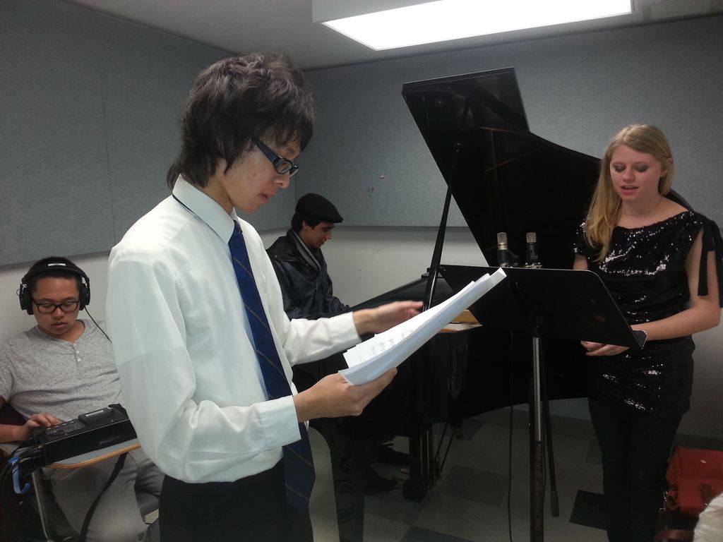 Recording session in UC Irvine