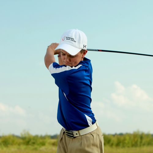 Junior Golfer ON Arkansas Golf Center Range