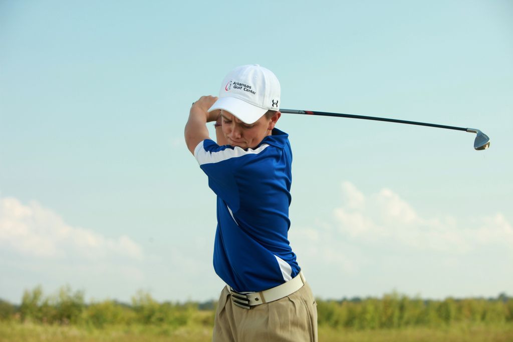 Junior Golfer ON Arkansas Golf Center Range