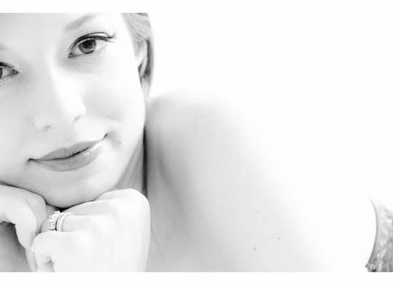 Headshot from a boudoir calendar shoot