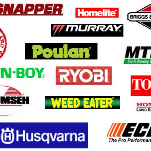 these are the brands i work on and more