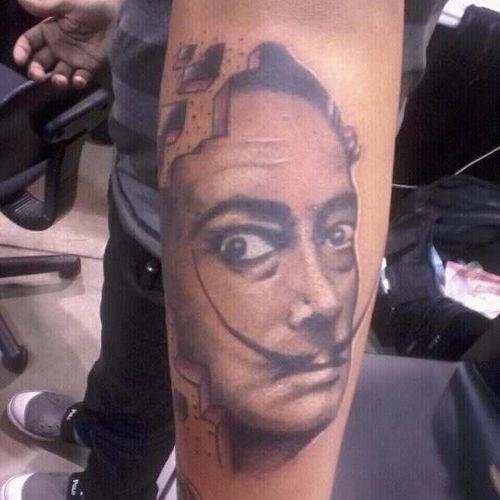Salvador Dali done by Lucky
