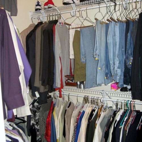 Organizing closets