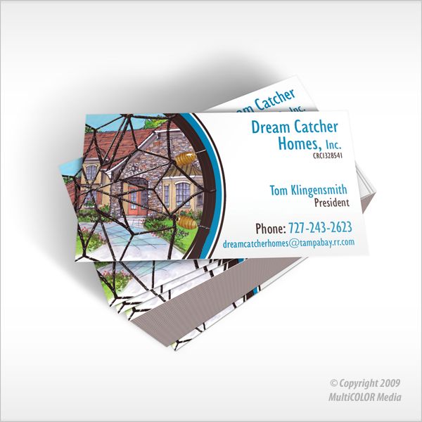 Dreamcatcher Homes Business Card Design - Copyrigh