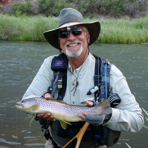 From a little fished stretch of the Owyhee R. in E