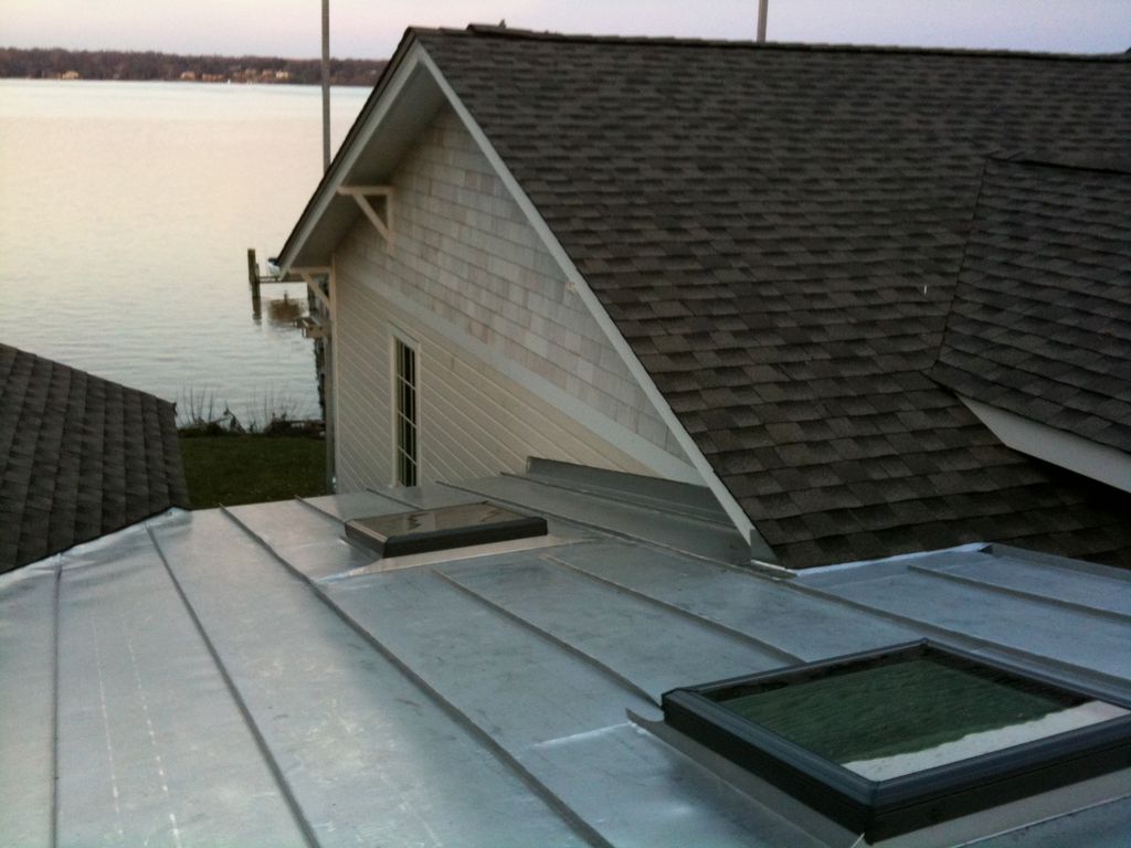 Standing seam terne metal roof in Alexandria, VA w