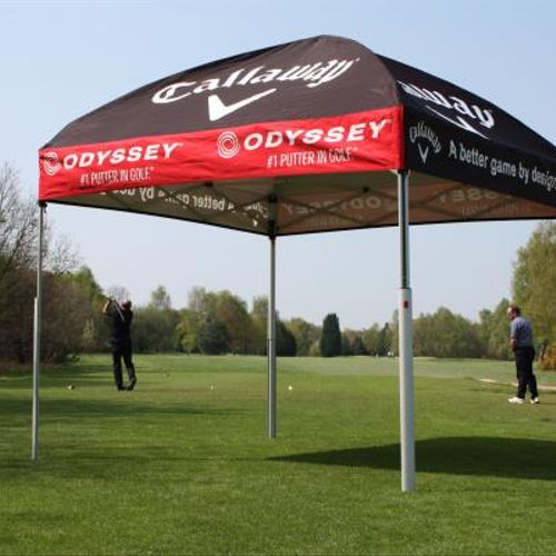 Tent with Company Logo