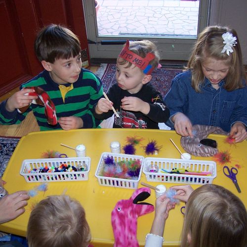 Kids Make-a-Puppet Party or School Activity - they