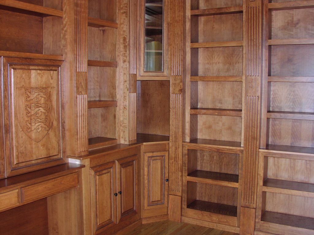 Solid cherry library in Alpharetta GA