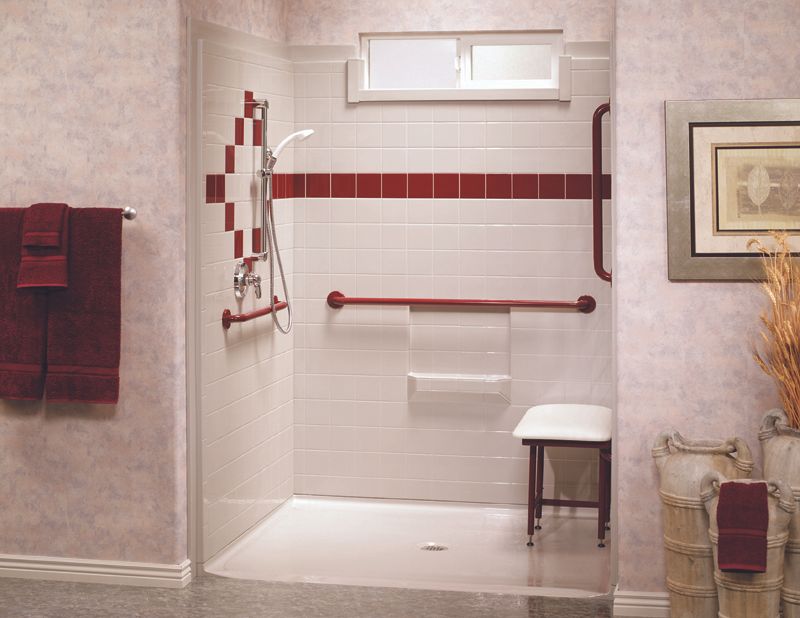 Barrier Free -Wheelchair Showers - or Walk in - th
