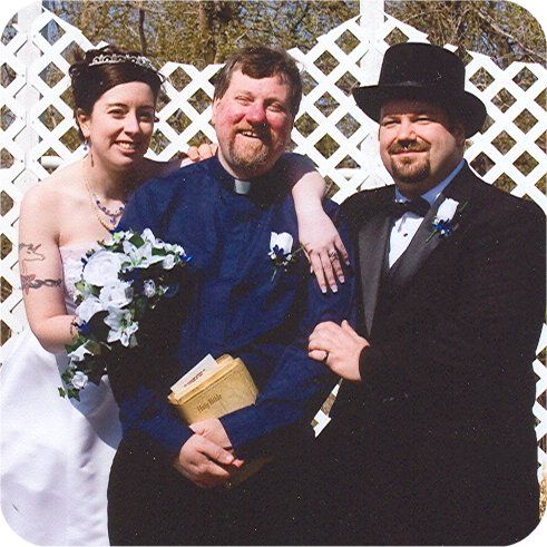 My first of many wonderful wedding ceremonies.