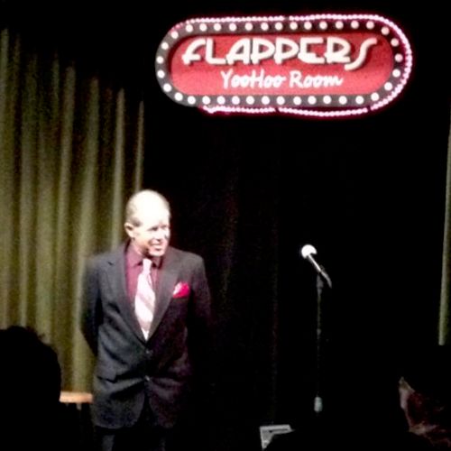 Featured at Flappers Comedy Club.