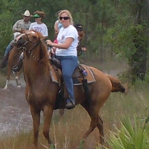 Riding at Little Manatee River State Park