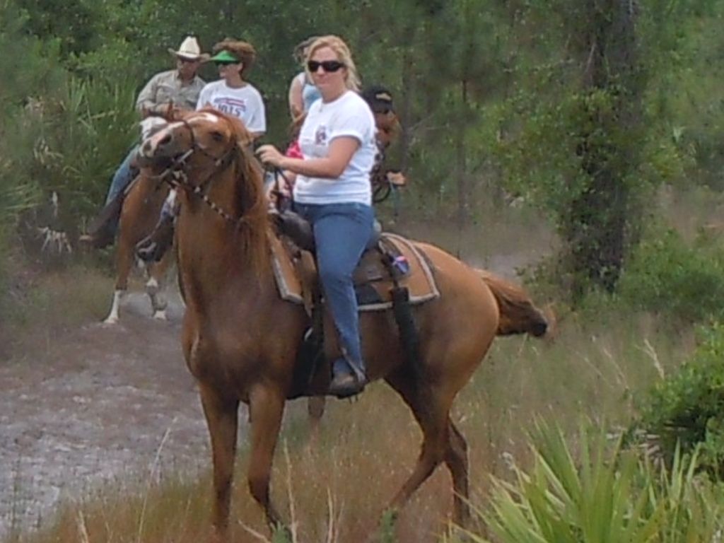 Riding at Little Manatee River State Park