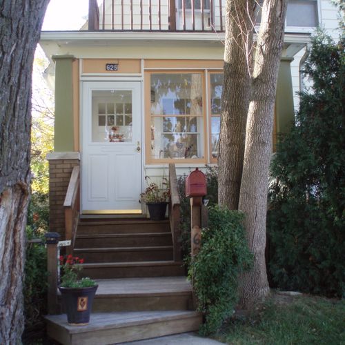 total porch & house rehab-including prep & paint t