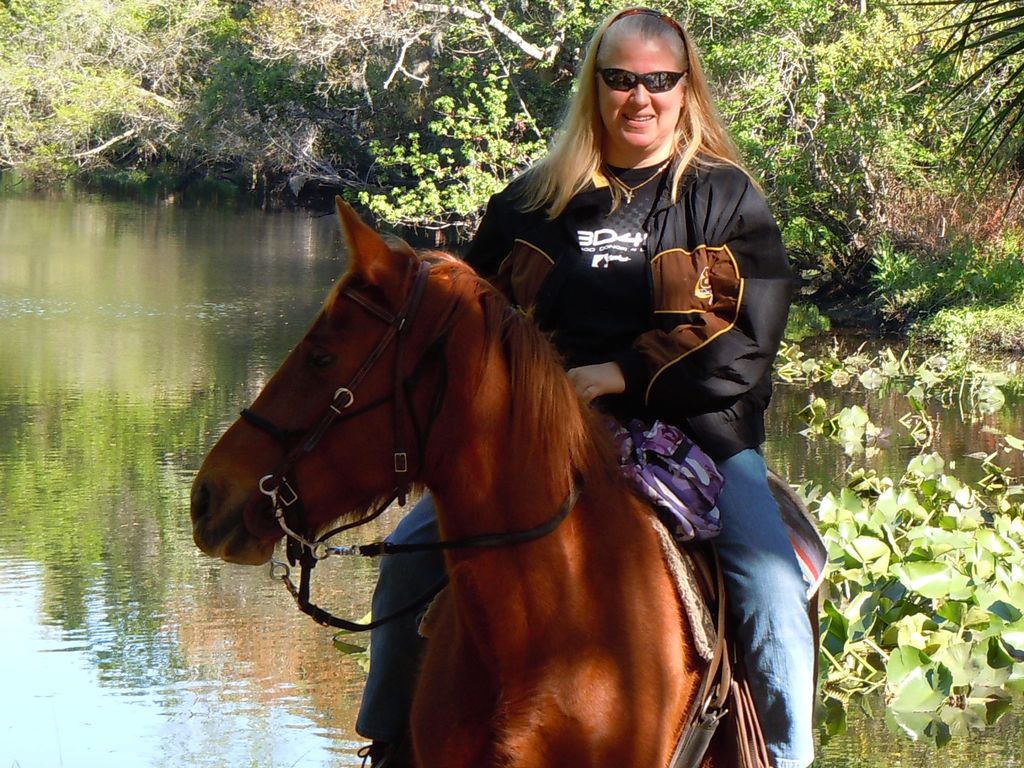 Rose and Kim at Little Manatee River State Park