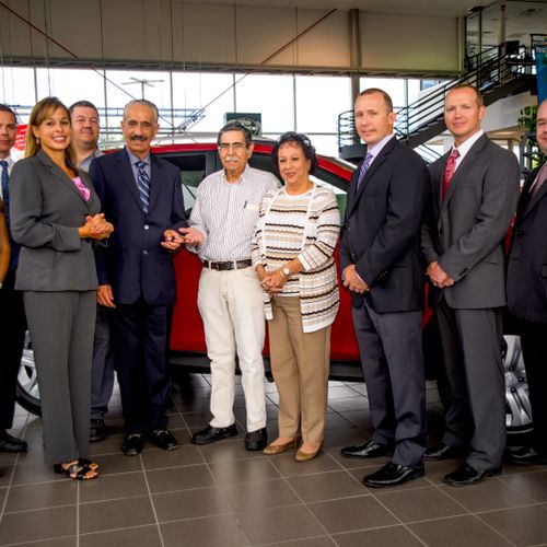 Winner of a nationwide Toyota Service contest that