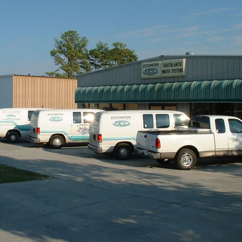 Southlantic Storefront and Service Vehicles