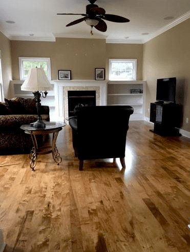 Replacing Carpet with Hardwood in Cleveland (After