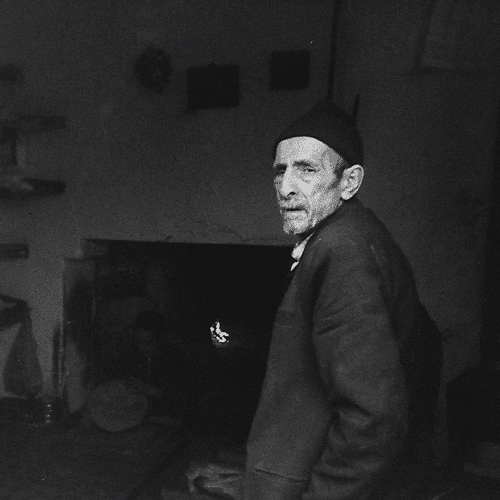 Black and white, 35mm "Old Man" Morocco