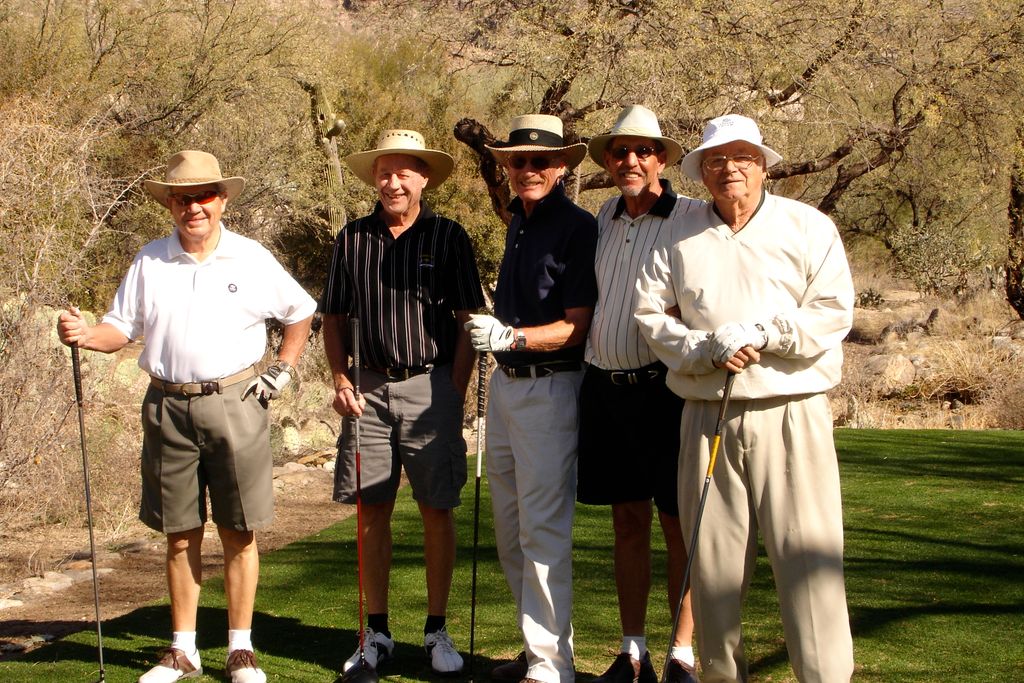 Golfing with friends in Arizona and Oregon has tak